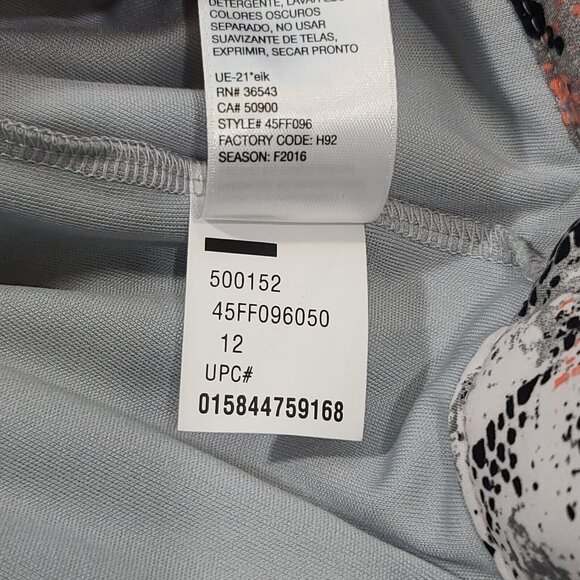 Izod Golf Skort Skirt Coral Camo 18" Women's Size 12 With Pockets - Picture 6 of 9